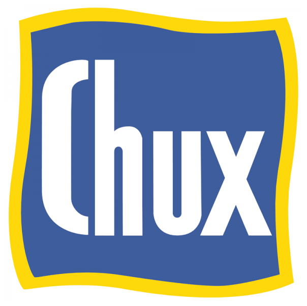 Chux logo displayed among WonderCloth client references.